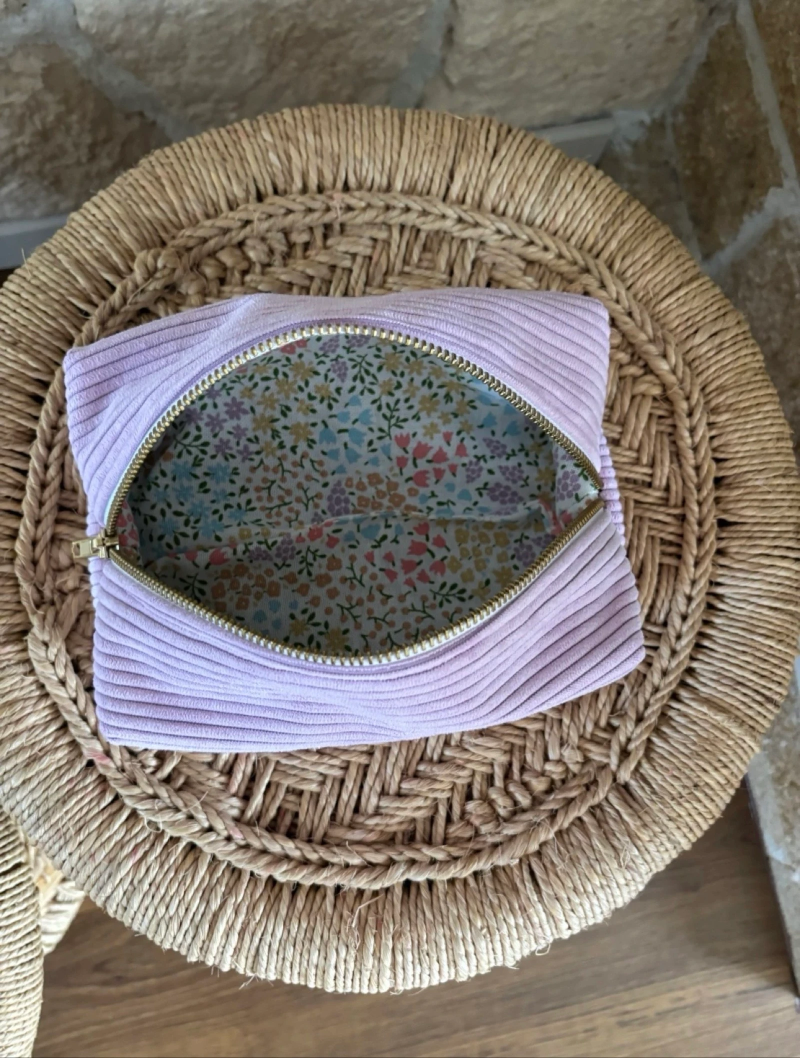 Koordrib fluwelen make-uptas Parme – photo 2